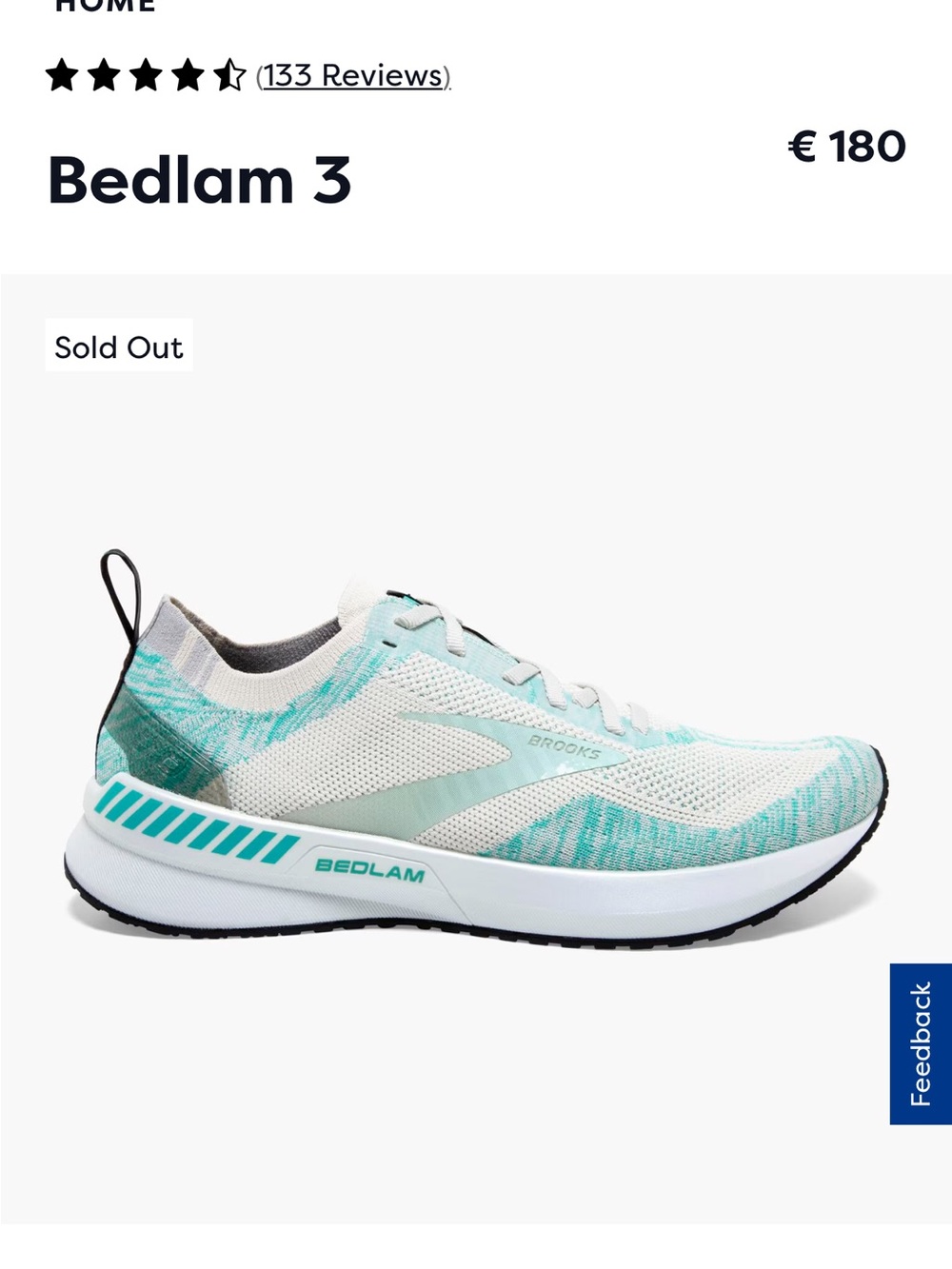 Brooks Bedlam 3 Women's Running Shoes in - Jet Stream/Atlantis/Antarctica